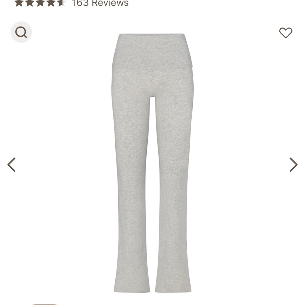 Skims Cotton Jersey Folder Pant